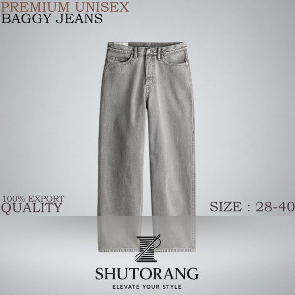 Grey Baggy Pants – Premium Streetwear Fit SHUTORANG