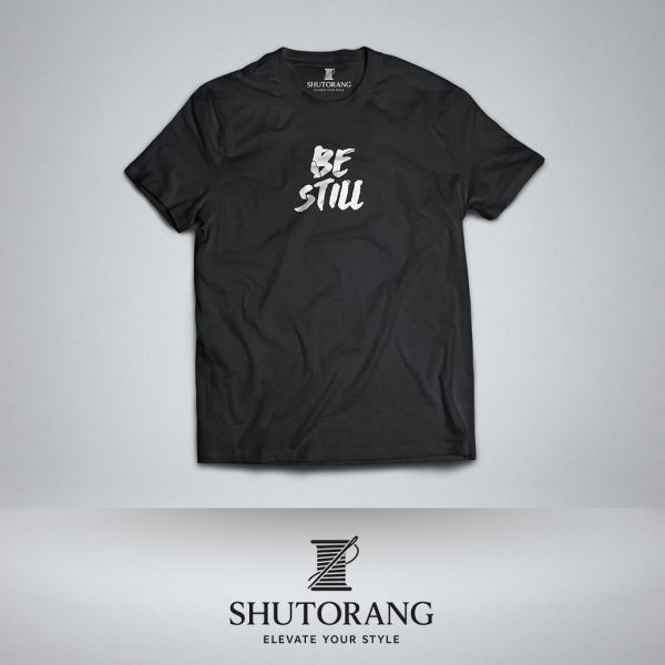 Be Still T-Shirt – Minimal Calm SHUTORANG